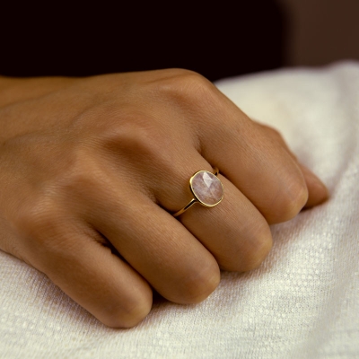 Bague Anahita pierre de lune