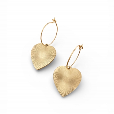 Boucles d'oreilles Big Heart 
