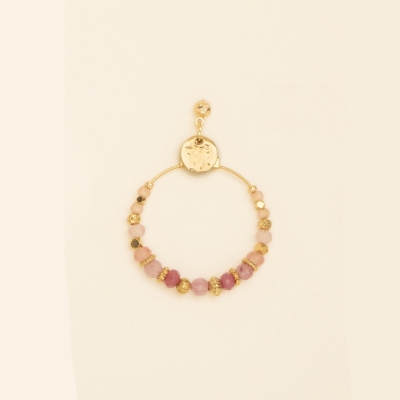 Boucles d'oreilles Bora Rose
