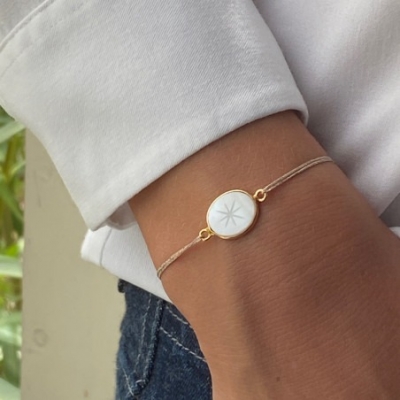 Bracelet Nacre Sertie Mahina