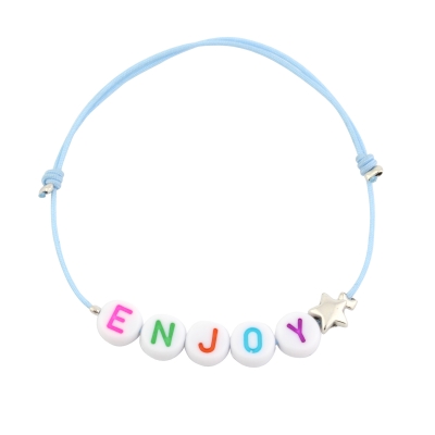 Bracelet personnalisable rainbow étoile