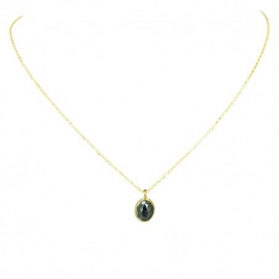 Collier Magali Saphir Bleu