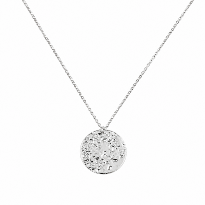 Grand collier Moon Plaqué Argent