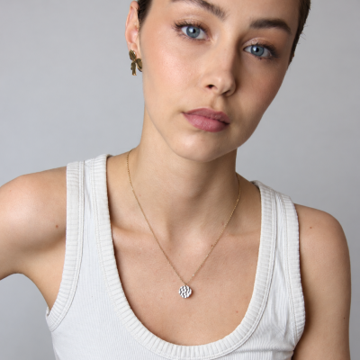 Collier long Syracuse petite médaille