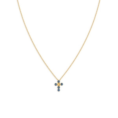 Collier Divine Bleu
