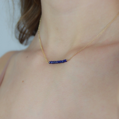 Collier Mina Lapis lazuli 