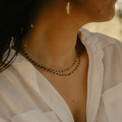 Collier Dumbo lapis lazuli 