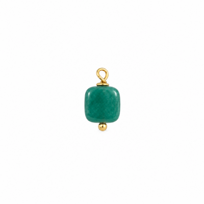 Pendentif Stone Agate verte