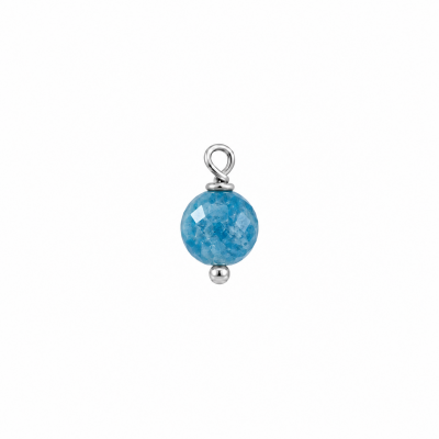 Pendentif Stone Apatite plaqué argent