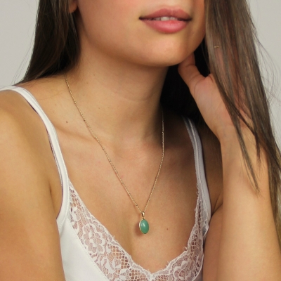 Collier Justine Aventurine