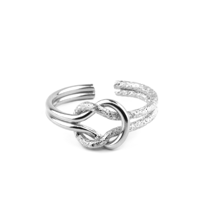 Bague Linked plaquée argent