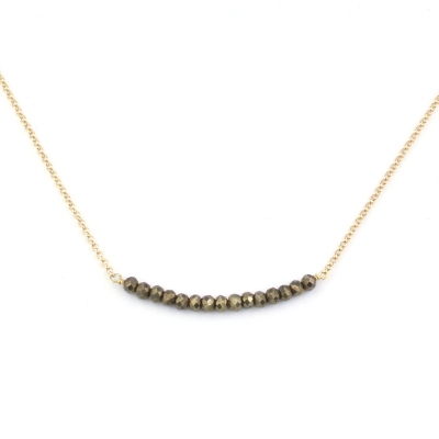 Collier Mina Pyrite 