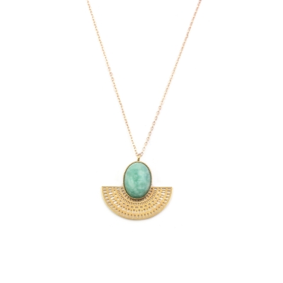 Collier Aztèque Amazonite