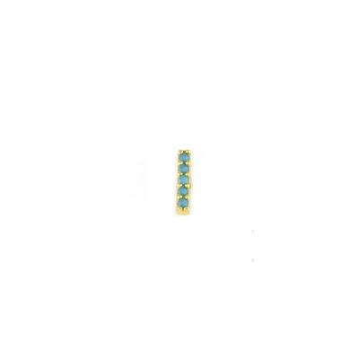 Boucle d'oreille Barrette turquoise