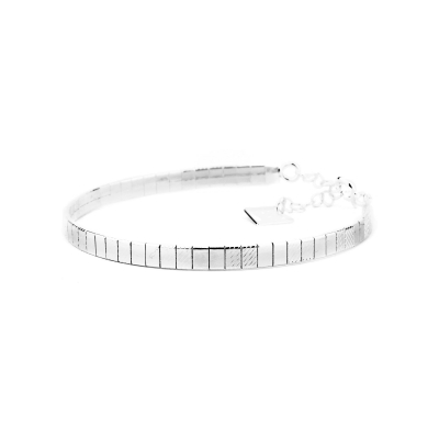 Bracelet Disco plaqué argent