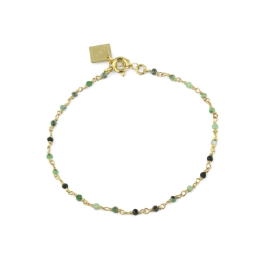 Bracelet Dumbo rubis zoisite 