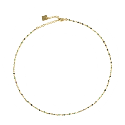 Collier Dumbo rubis zoisites 