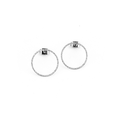 Boucles d'oreilles Puces Sophie plaqué argent