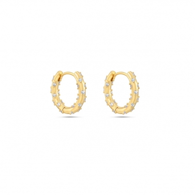 Boucles d'oreilles Midnight Hoop