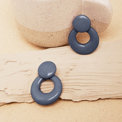 Boucles d'oreilles Enza Eucalyptus