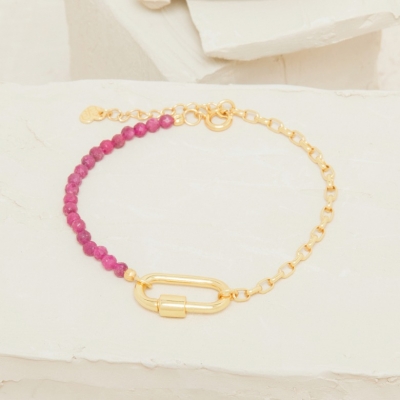 Bracelet Annael Grenat 