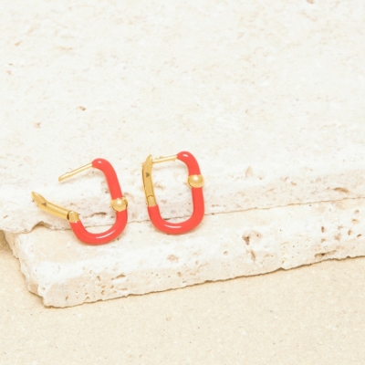 Boucles d'oreilles Mini Georgy Nectarine