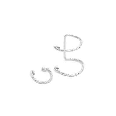 Faux piercing Eclat Duo Argent