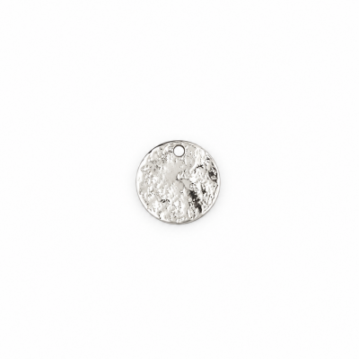 Petite médaille Moon plaqué argent