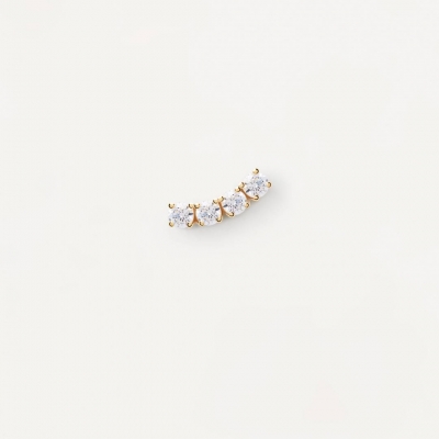 Boucle d'oreille Uma Doré