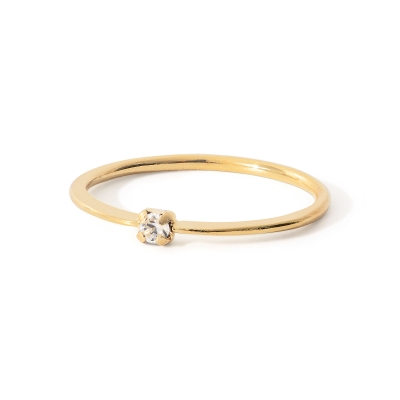 Bague simple Pure cristal