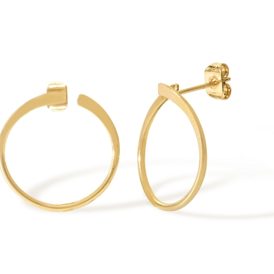 Boucles d'oreilles Puces Pure