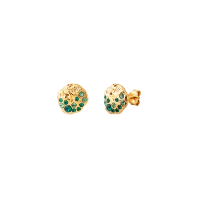 Boucles d'oreilles Seven Vert