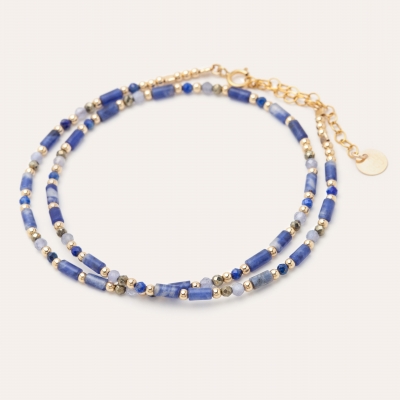 Collier-Bracelet Lamé