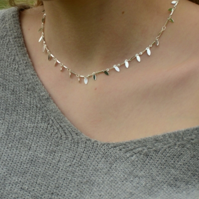 Collier Captiva plaqué argent