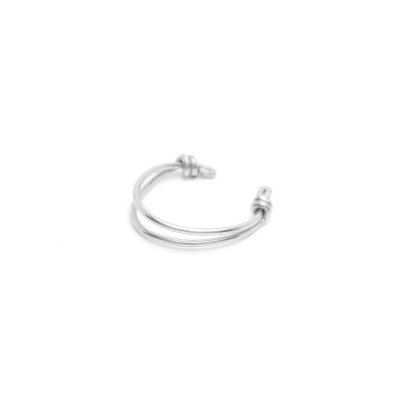 Faux piercing Cosmic Double argent